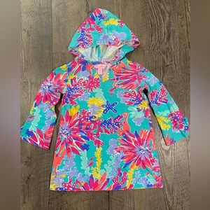 LILLY PULITZER Girls Hooded Top -Size 2/3